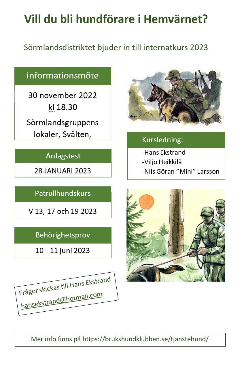 Startsida Katrineholms Brukshundklubb